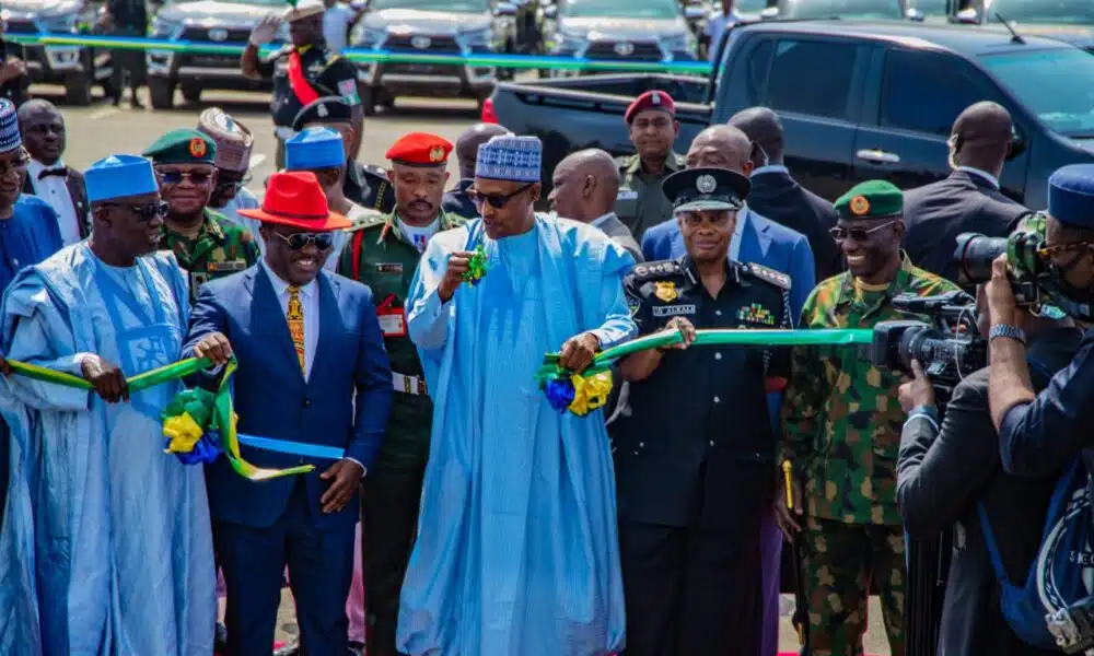 Buhari at Nigeria Police Force