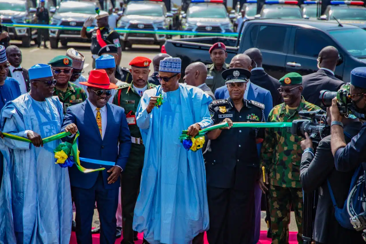 Buhari at Nigeria Police Force