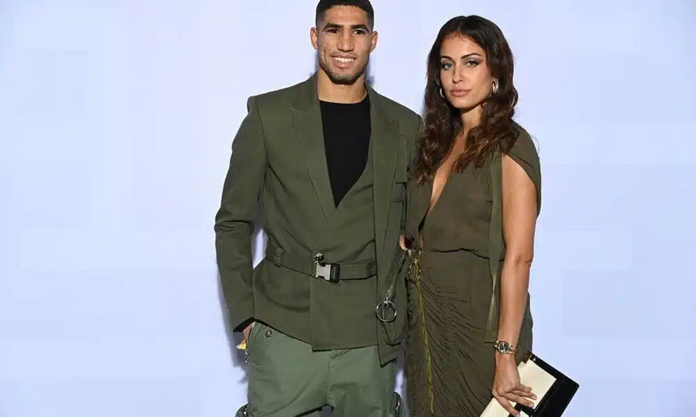 Achraf Hakimi and Hiba Abouk