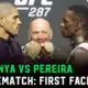 Adesanya vs pereira