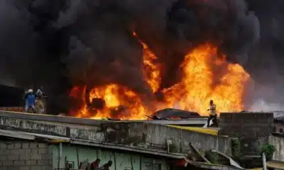 Alaba International Market on Fire