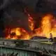 Alaba International Market on Fire