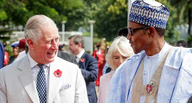 Buhari with King Charles