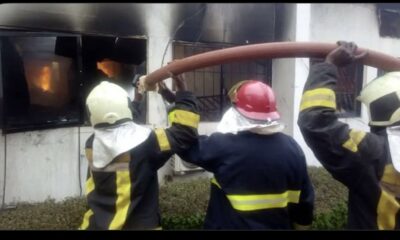 EFCC Office on Fire