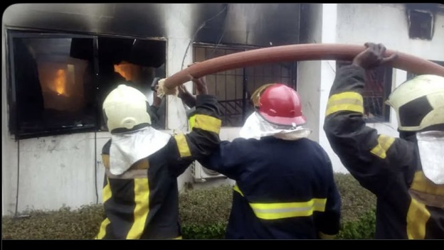 EFCC Office on Fire