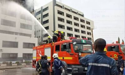 Nigerian Airforce Base on Fire