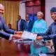 Elumelu Receives Transcorp Discharge Certificate From Osinbanjo