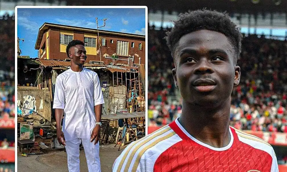 Bukayo Saka in Lagos