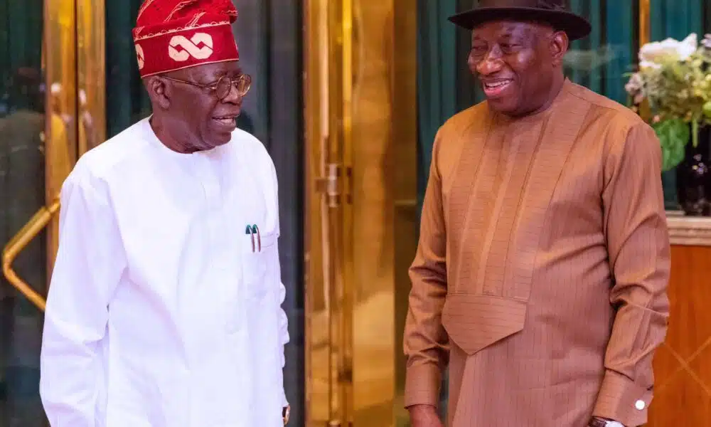 Goodluck Jonathan and Tinubu