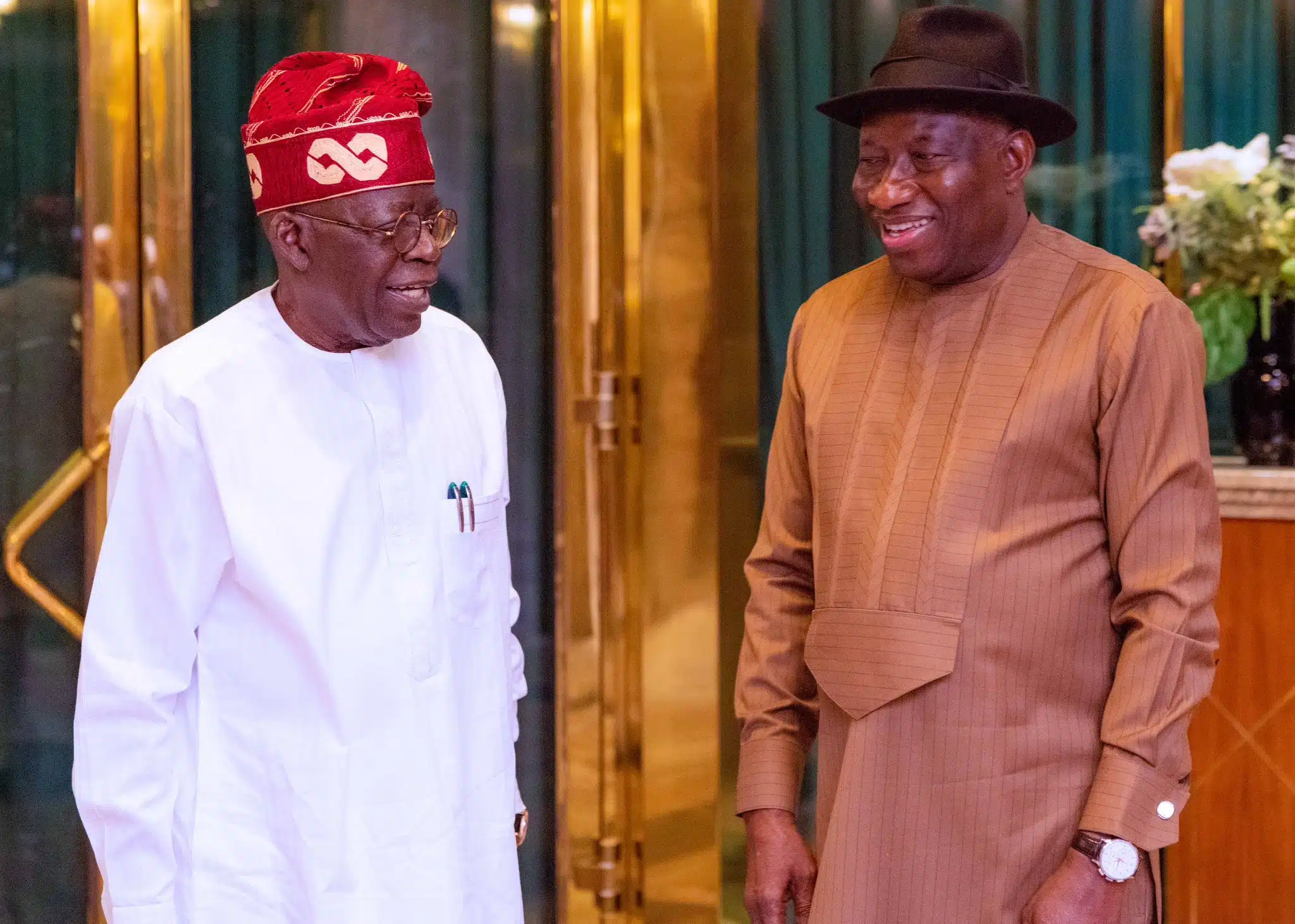 Goodluck Jonathan and Tinubu