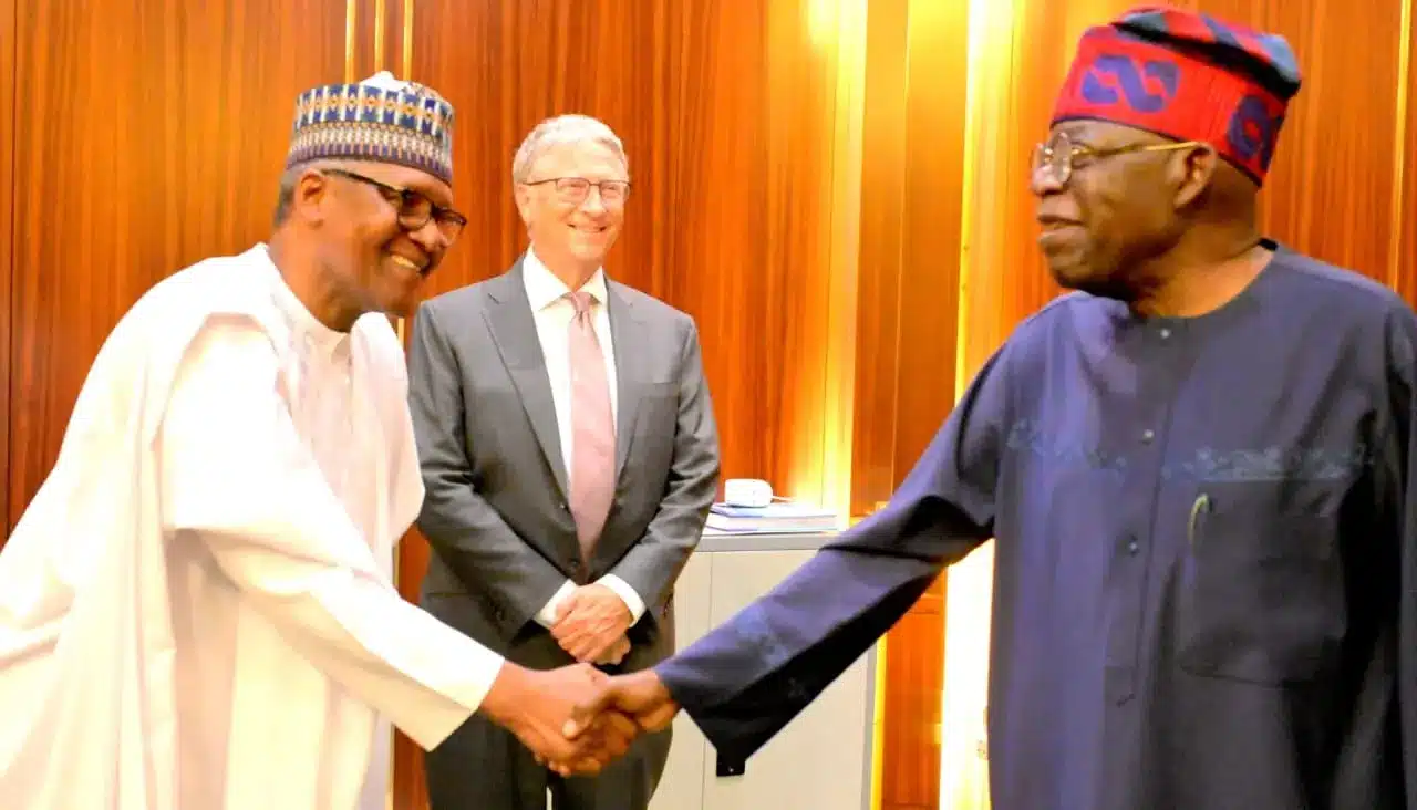 Tinubu meets Dangote and Bill Gates