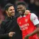 Mikel Arteta and Thomas Partey