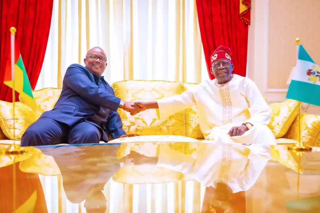 Tinubu and Umaro Sissoco