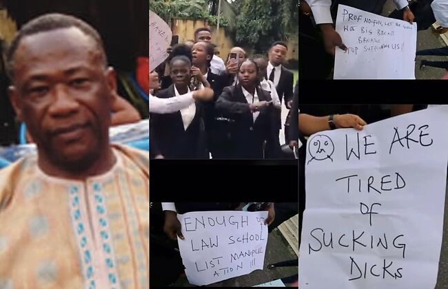 Unical Law Student Protest