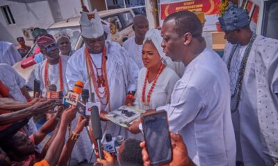 Innoson Marks Ooni Of Ife's Eighth Anniversary With Cars Donations