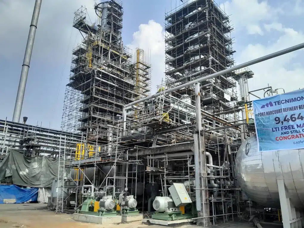 Port Harcourt Refinery Reaches Mechanical Completion