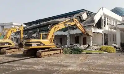 Political Crisis: Rivers H’Assembly Complex Demolished