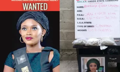 Aderinoye: NDLEA Declares Ex-Beauty Queen Wanted