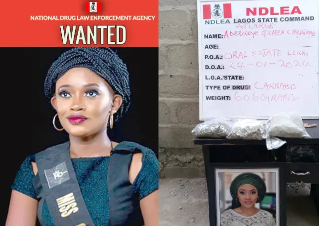 Aderinoye: NDLEA Declares Ex-Beauty Queen Wanted