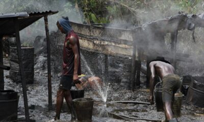 Nigerian Army Discovers Illegal Crude Oil Refining Site In Rivers State