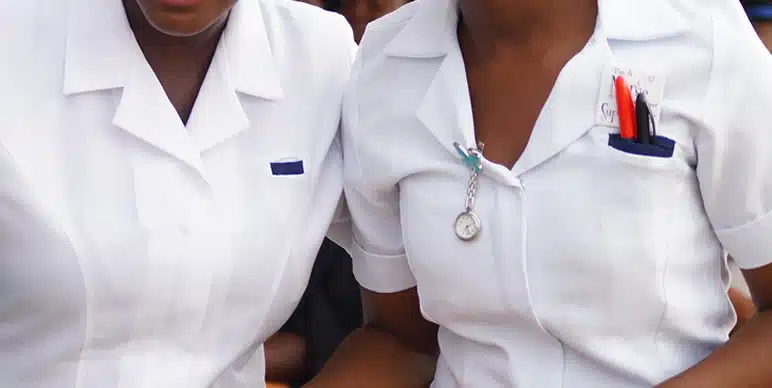 Nurses In Ogun Hit Street To Protest After Doctor Slapped Their Colleague