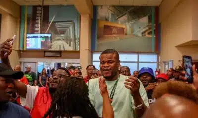 Stanley Nwabali Receives Hero’s Welcome In South Africa