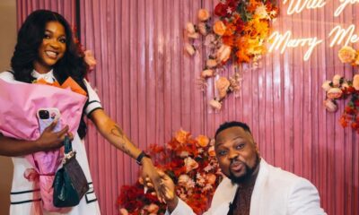 Reactions As Content Creator Egungun Surprises Fiancée With Various Apple Gadgets On Her Birthday