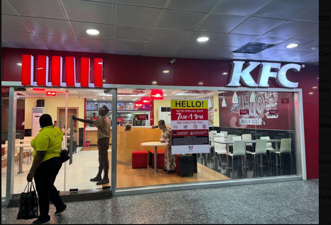 FAAN Shuts Down KFC At Lagos Airport Over Discriminatory Treatment Of Former Gov’s Son