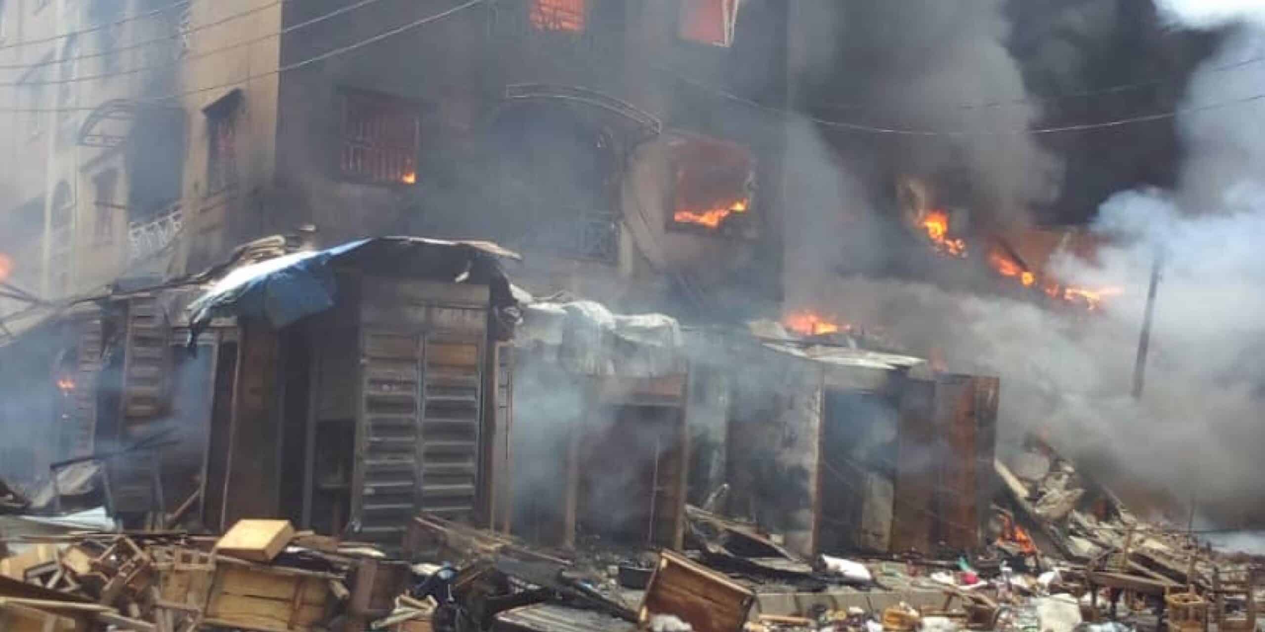 Sanwo-Olu Orders Closure Of Dosumu Market Over Fire Outbreak