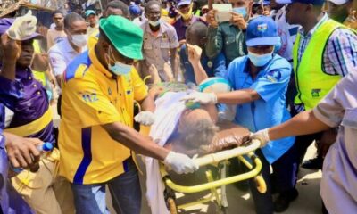 Ten Rescued As Four-Storey Building Collapses In Lagos Island