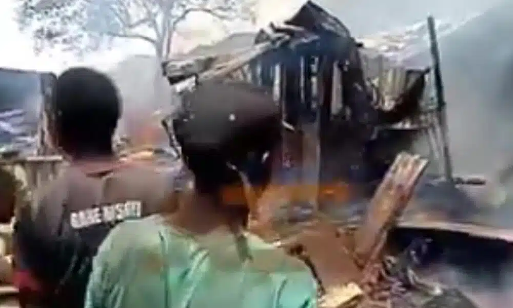 Fire Destroys Properties Worth Millions At Tejuosho Market