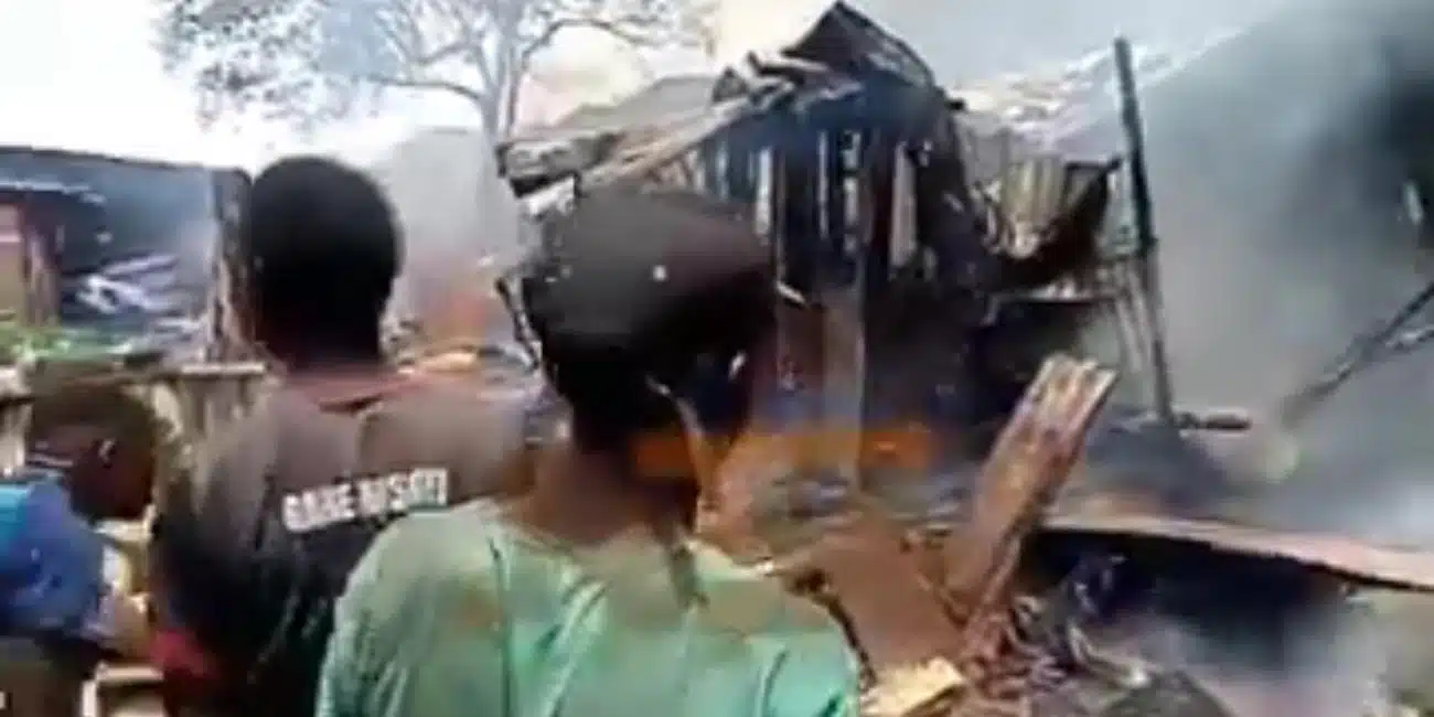 Fire Destroys Properties Worth Millions At Tejuosho Market