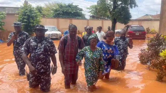 INEC Relocates Edo Voters Registration Centre As Flood Damages CVR Machines