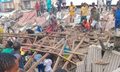Mosque Collapse In Lagos Leaves Many Feared Dead, Others Trapped