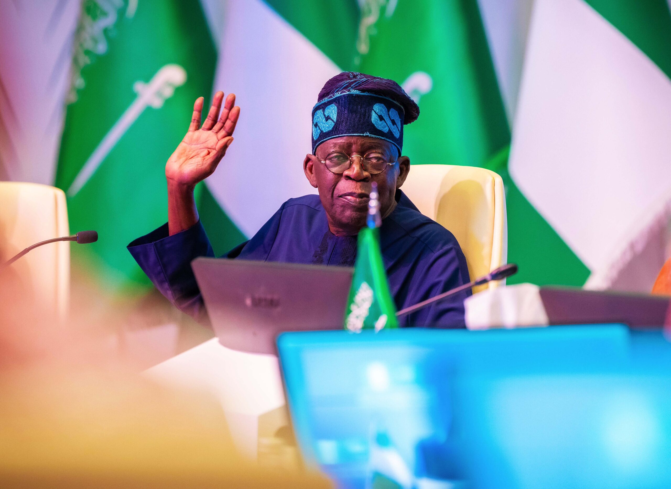 President Tinubu Recovers After Brief Slip At Democracy Day Event