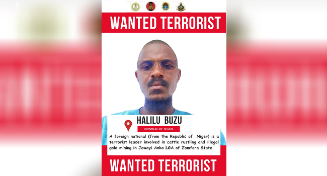 Military Declares Halilu Buzu Wanted For Terrorist Activities