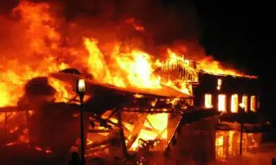 Tragedy As Fire Engulfs 7-Storey Building In Lagos 