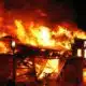 Tragedy As Fire Engulfs 7-Storey Building In Lagos 