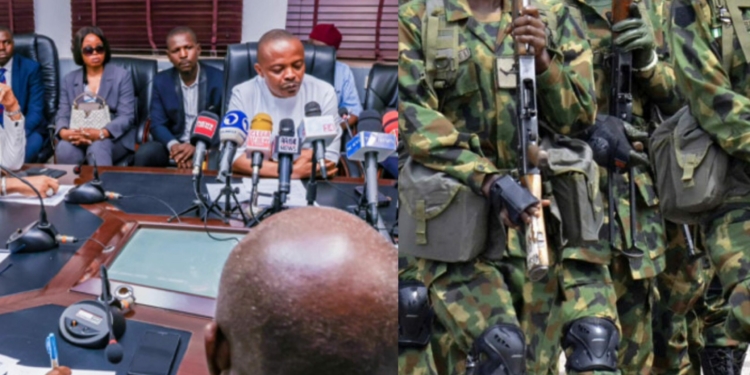 Nigerian Army Debunks 'Surrounding' NLC Meeting With SGF