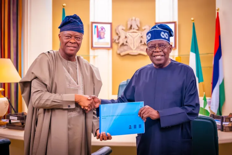 Tinubu Receives N105,000 Minimum Wage Proposal From Finance Minister