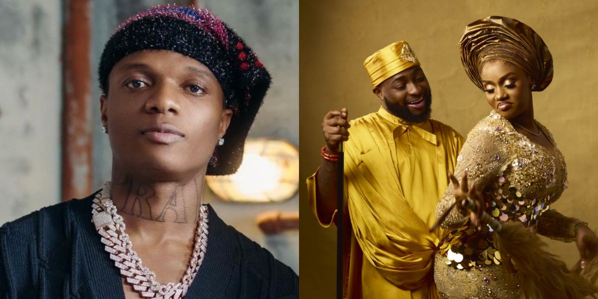 Netizens In Uproar As Wizkid Tweets ‘Lol’ Following Davido’s Pre-Wedding Photos