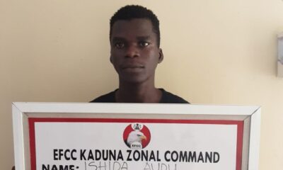 EFCC Arraigns Audu Ishida for Alleged Internet Fraud In Kaduna