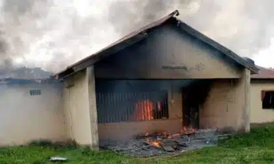 Irate Youths Burn INEC Office In Benue