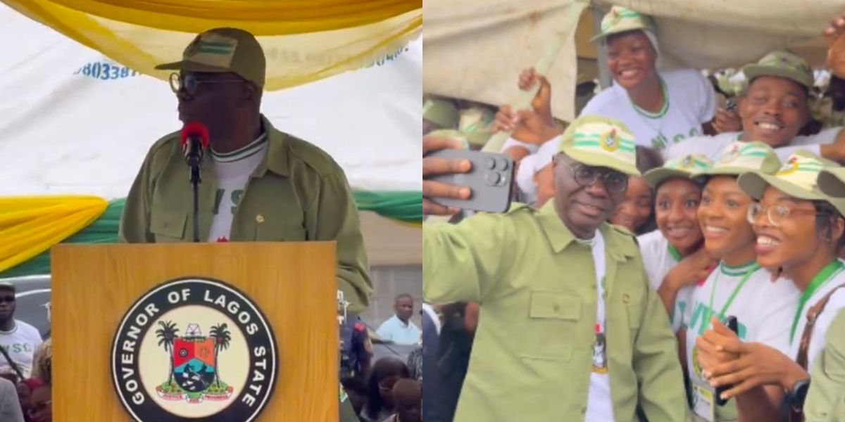 Sanwo-Olu Gives New Corps Members N100K, Promises 5bn For NYSC Permanent Site