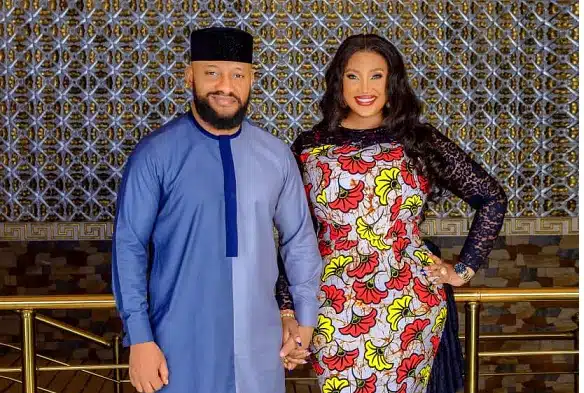 "Our Happiness Dey Pain Many People” – Yul Edochie Writes Judy Austin Amidst Ex-Husband’s Allegations