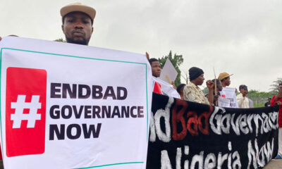 Abuja Protesters Converge At Moshood Abiola Stadium