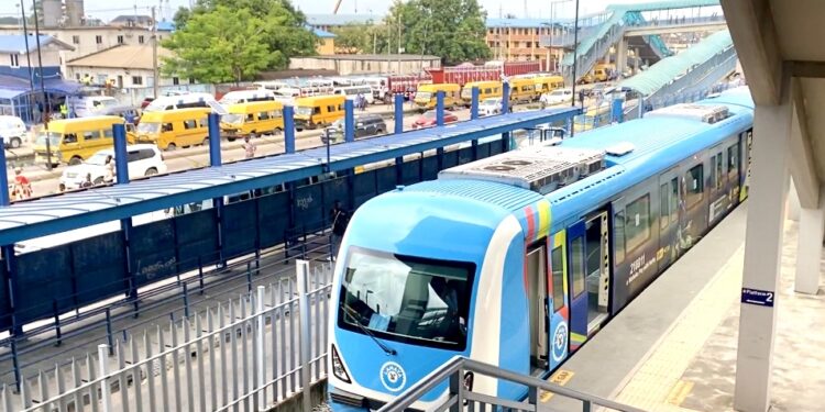 Fire Breaks Out On Lagos Blue Line Rail Track