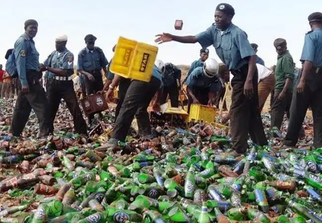 Kano Hisbah Board Seizes Vehicle Transporting 24,000 Bottles Of Alcohol