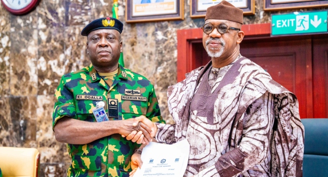 Matawalle Hails Dapo Abiodun For Donating 100 Hectares Of Land To Nigerian Navy