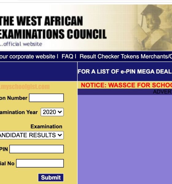 Withheld WASSCE Results: WAEC Sets Monday For Candidates To Start Re-Checking